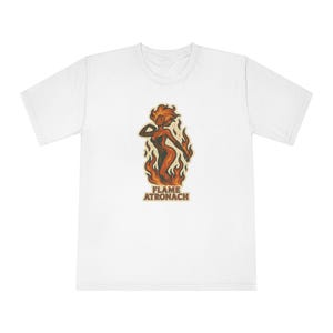 Flame Atronach Oblivion T-Shirt - Unisex Classic Tee, Fantasy Gift, Gamer Shirt, Casual Wear, Fire Elemental Art