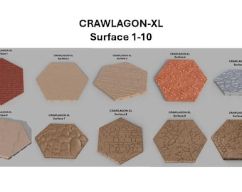 Crawler Course Crawlagon XL Surface 1-10 (1/32,1/30,1/24,1/18 scale)