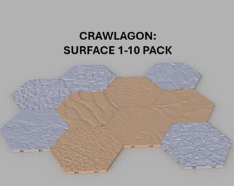 Pista de carreras para coches RC Crawler Crawlagon Surface 1-10 (escalas 1/32, 1/30, 1/24 y 1/18)