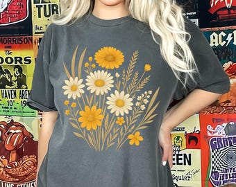 Floral Cottagecore PNG | Spring Flowers Sublimation Design | Botanical Digital Download File | Summer Flower Nature Design for Shirt for Mug