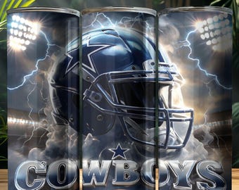 Cowboy 20oz Skinny Tumbler Wrap PNG, Sport 20oz Tumbler PNG, Mascot Sublimation Tumbler PNG Digital Download