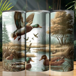 Vintage Duck tumbler wrap Mallard tumbler sublimation Duck Hunting tumbler designs, Vintage Mallard png Gifts for Hunters, Digital Download