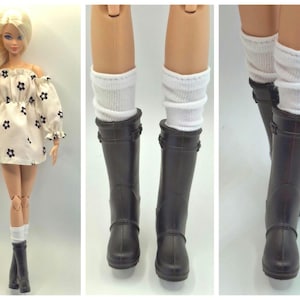 5-Pack Doll Boots Set for 11.5–12 Inch Fashion Dolls