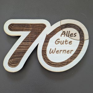 Money gift | Wooden gift card, wooden card for banknotes, birthday gift, greeting card, personalized