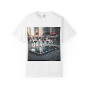 Ubiquitous - Wearable Lexicon - Educational Vocabulary T-shirt, SAT Prep Shirt, Teacher Designed Apparel, Smart Conversation Starter