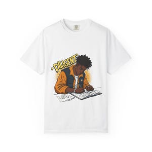 Diligent - Wearable Lexicon - Educational Vocabulary T-shirt, SAT Prep Shirt, Teacher Designed Apparel, Smart Conversation Starter