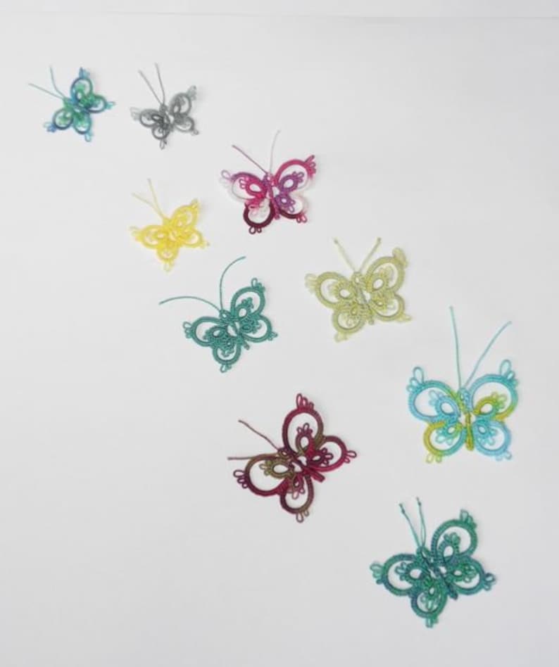 Papillon TATTING PATTERN image 2