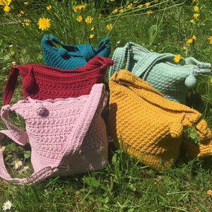 Star Bag Crochet Pattern (Crochet-Bag-Making-Tutorial, Crochet Bag, Handbag, Cotton Bag, Shoulder Bag, Crochet Pattern)
