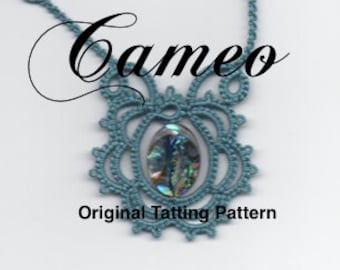 Cameo - Tatted Lace Necklace