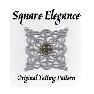 Square Elegance TATTING PATTERN image 1