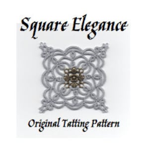 Square Elegance TATTING PATTERN image 1