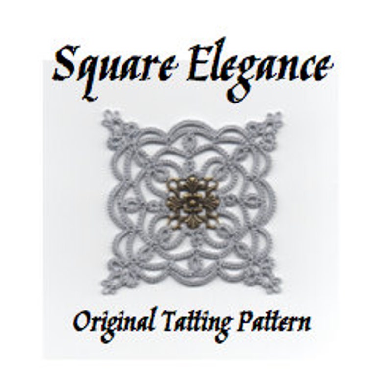 Square Elegance TATTING PATTERN image 1