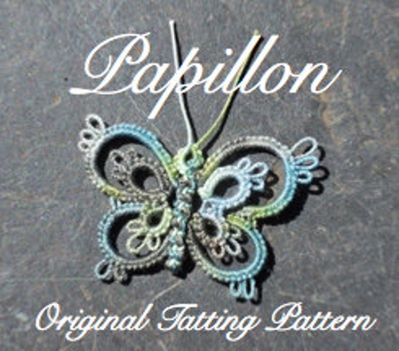 Papillon TATTING PATTERN image 1