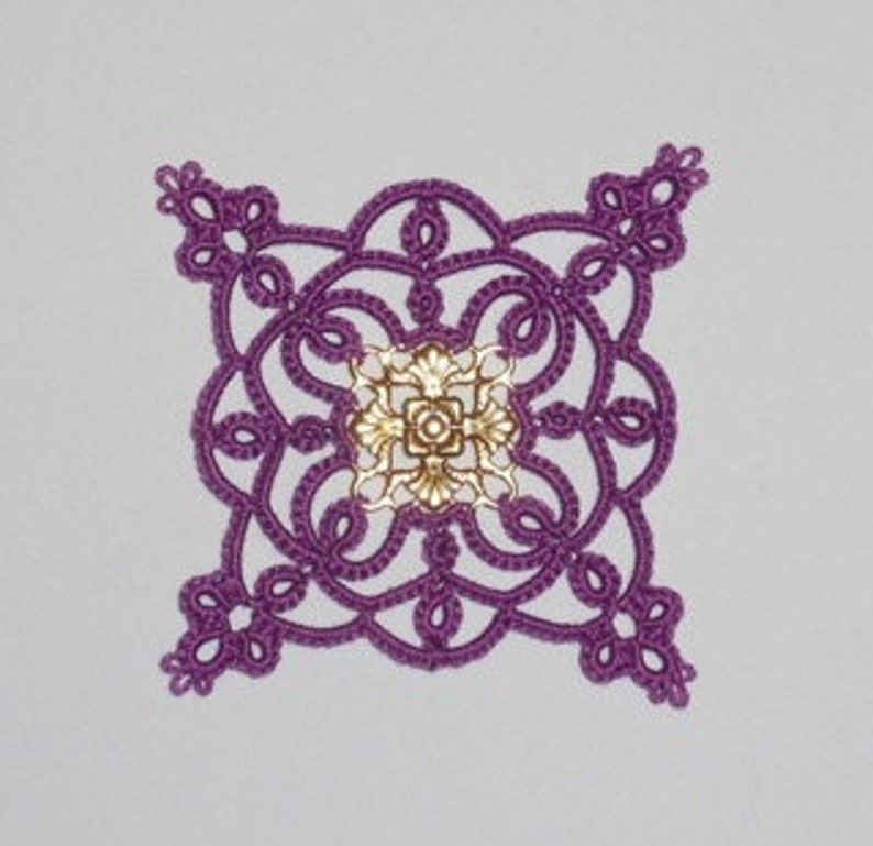 Square Elegance TATTING PATTERN image 2