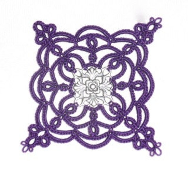 Square Elegance TATTING PATTERN image 4