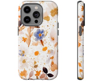 Floral Terrazzo iPhone Case: Garden Botanic Design