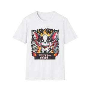 Kawaii Chihuahua Monster Unisex T-Shirt - Anime-Inspired Kaiju Dog Graphic