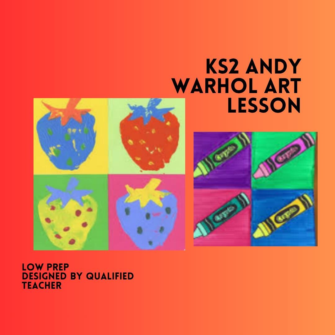 KS2 Pop Art Lesson | Andy Warhol Art Unit | No Mess Primary Art | SEND ...