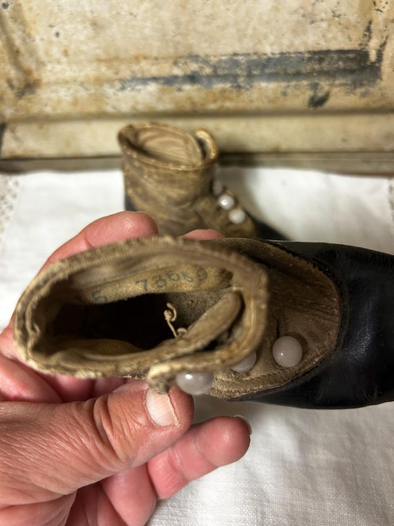 Antique Victorian Child Boots - image 6