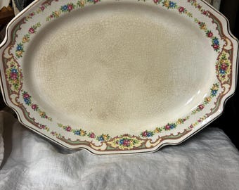 Plato de piedra de hierro vintage