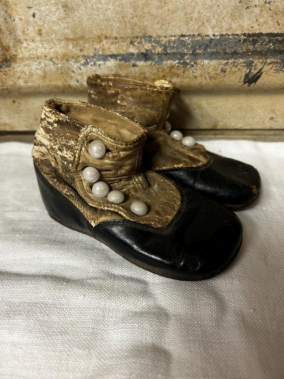 Antique Victorian Child Boots - image 3