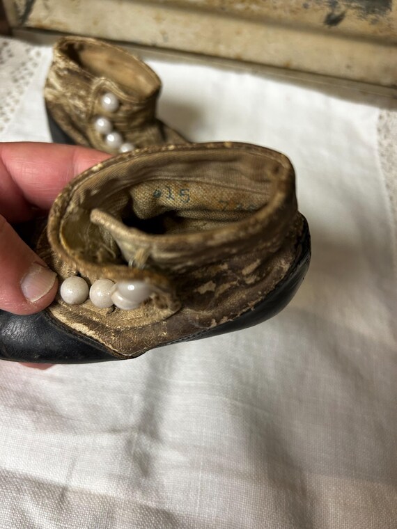 Antique Victorian Child Boots - image 7