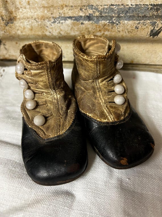Antique Victorian Child Boots - image 1