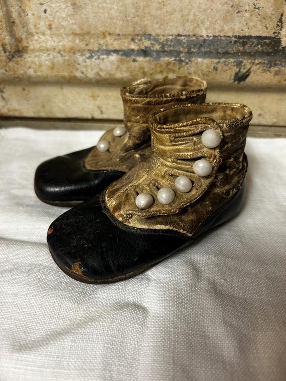 Antique Victorian Child Boots - image 2