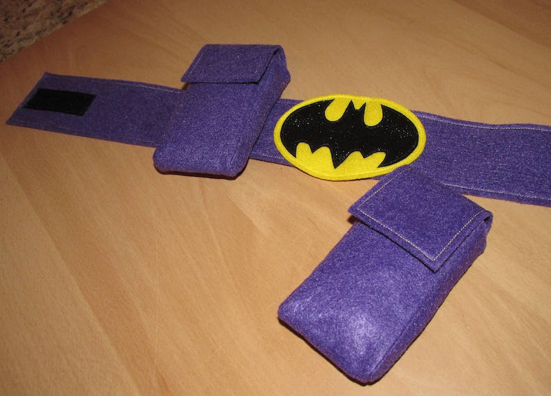 Batgirl Inspired Superhero Belt Batman Inspired Superhero Belt Superhero Belt with usable pockets kids Belt Utility Belt Cosplay