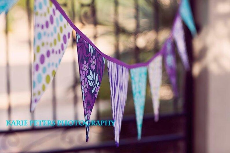 Fabric Banner / Fabric Bunting Banner / Decorative Banner / Etsy
