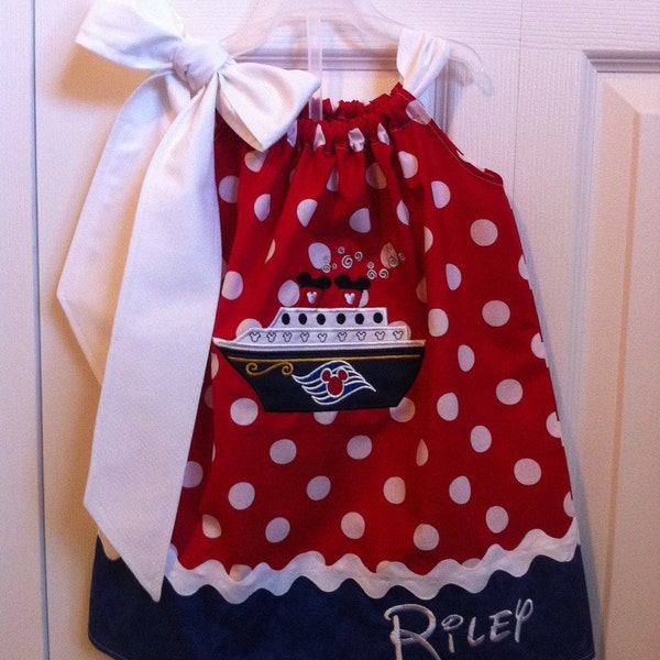 Disney Cruise Ship Pillowcase Dress