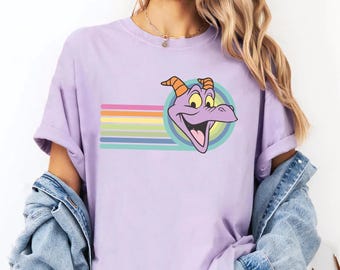 Retro Disney Figment Shirt, Disney Purple Dragon Comfort Colors®  Epcot Shirt, Disney 1980 1990 Epcot Shirt, Disneyland Shirt