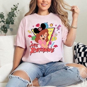 Max and Roxanne Matching Disney Shirts, A Goofy Movie Powerline Shirt for Couple, Vintage Disney World Tee, Max Goof Roxanne Tee, Lovers Tee bild 5
