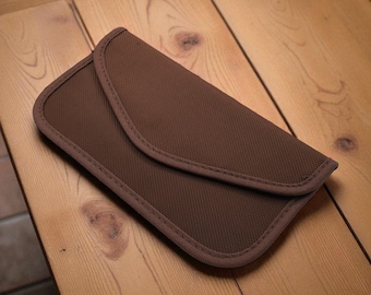 Pochette en tissu anti-RFID, sac à main Faraday Protection (10 cm x 20 cm)