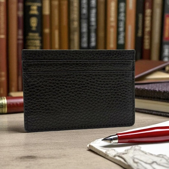 RFID Signal Blocking Personalized Card Holder, Custom Grain Leather Faraday  Wallet, Compact Credit Card Holder, Minimalist Christmas Gifts - Etsy  Ireland