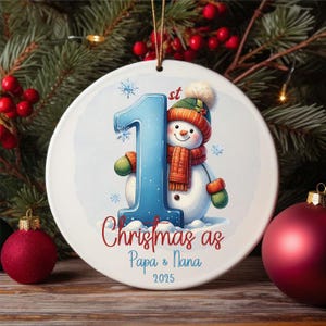 Personalized Grandparents Ornament, New Grandparents Ornament, Gift for Grandma and Grandpa, Gift for Grandparents, Custom Unique Keepsake