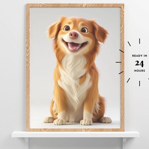 Ritratto 3D personalizzato in stile Pixar in stile cartone animato - Caricatura personalizzata per coppia, famiglia, anniversario da foto - File digitale