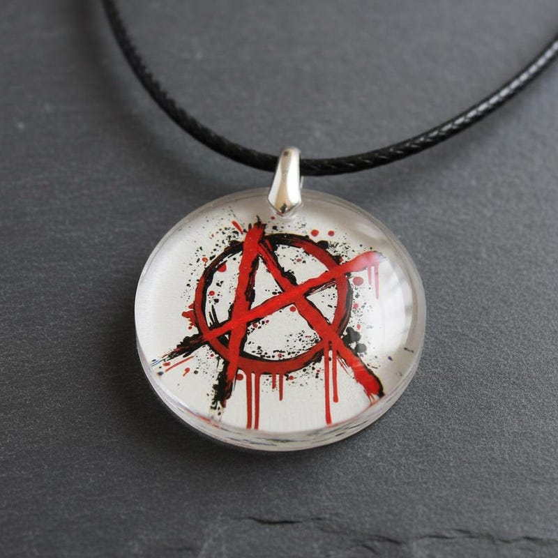 Anarchy Rope Chain Anarchy Necklace - Etsy