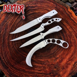 Dexter Morgan Knife Set: Stainless Steel Movie Replica Knives