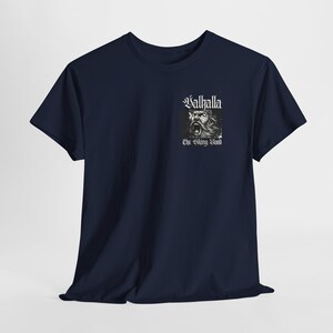 Valhalla Viking Warrior Art Shirt, Norse Mythology Graphic Tee, Distressed Warrior Portrait mockup 11