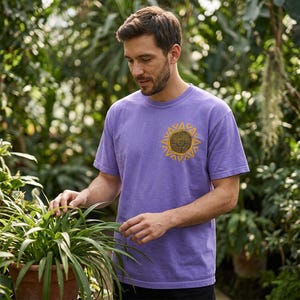 Aztec Sun Symbol T-Shirt, Boho Spiritual Graphic Tee mockup 8