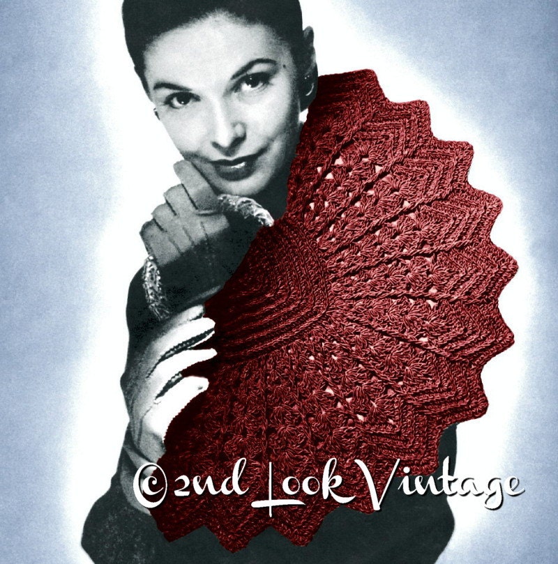 24 Pinwheel Crochet Patterns for Blankets, Decor, and Vintage-Inspired Gifts 19 Vintage 1940s Crochet Pattern Pinwheel Fan Purse Handbag