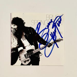 Bruce Springsteen Autographed CD Sleeve COA Included