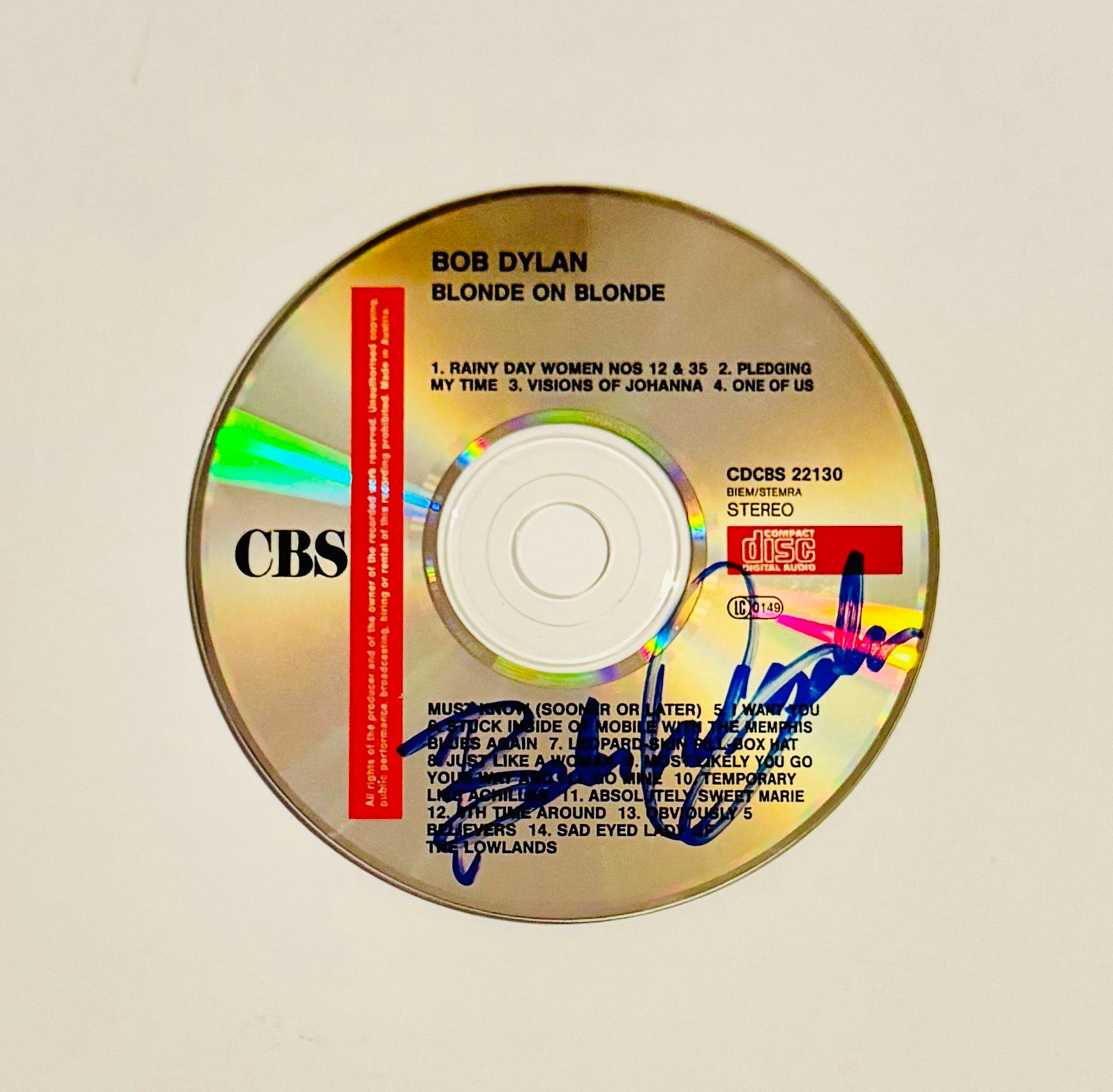 ボブ・ディランの直筆サイン入り音楽CD COA付き - Etsy 日本