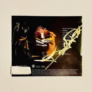 Supporto CD autografato da David Lee Roth, certificato di autenticità incluso