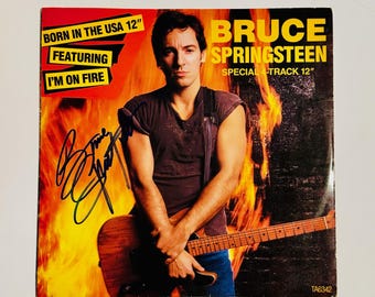 Bruce Springsteen 直筆サイン レコード
