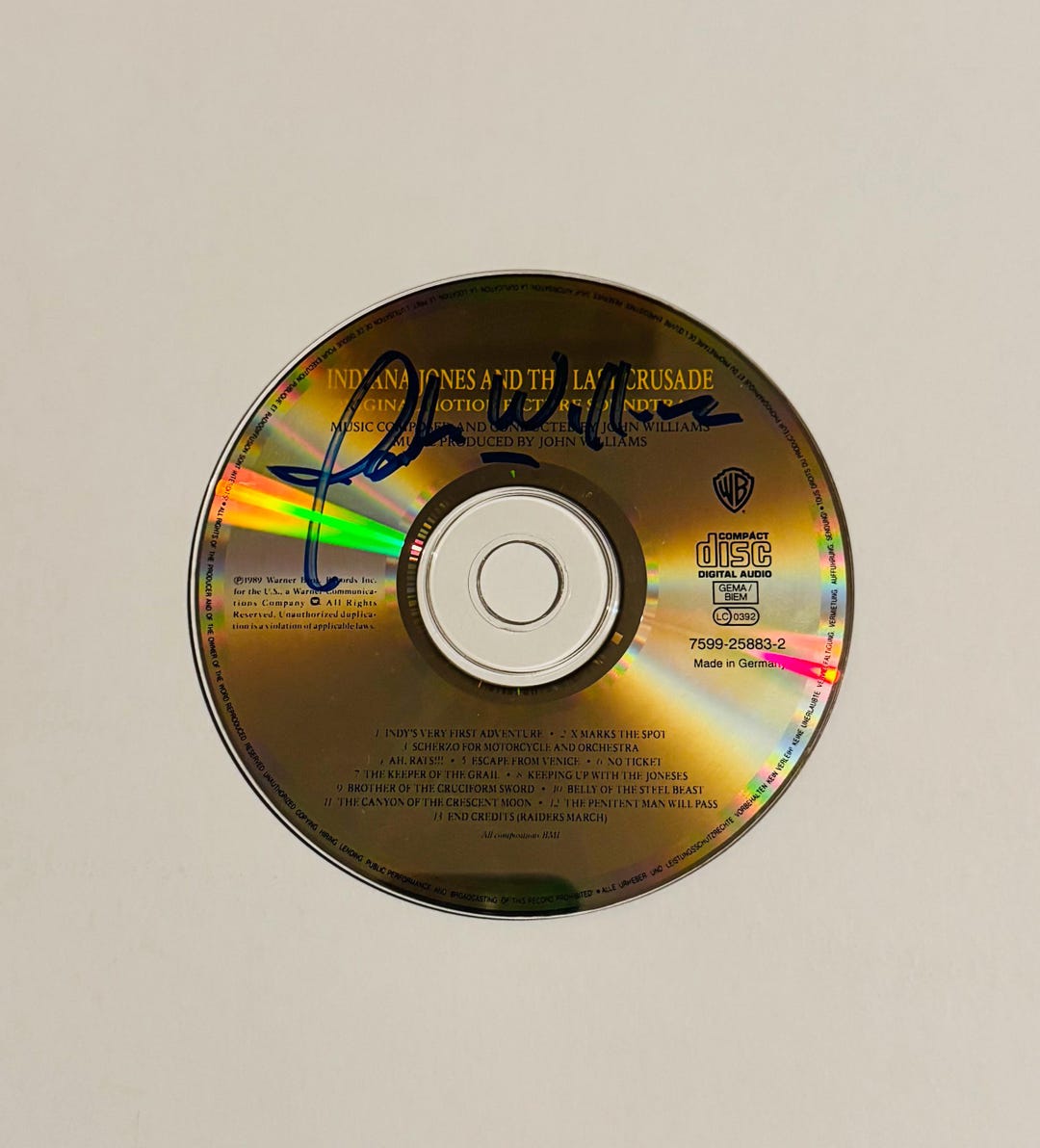 ジョン・ウィリアムズ / 直筆サイン入りCD ジョン・ウィリアムズのサイン入りCD COA付き - Etsy 日本