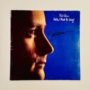 Pill Collins Autographed LP Sleeve COA Included