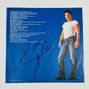 Bruce Springsteen Autographed LP Inner COA Included