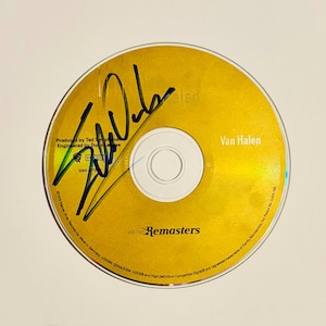 CD autografato da Eddie Van Halen con certificato di autenticità incluso